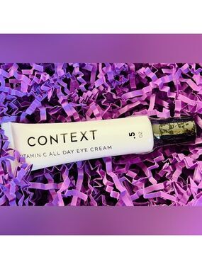 New/Sealed Context Viamin C All Day Eye Cream Targets Dark Circles Hydrates Skin